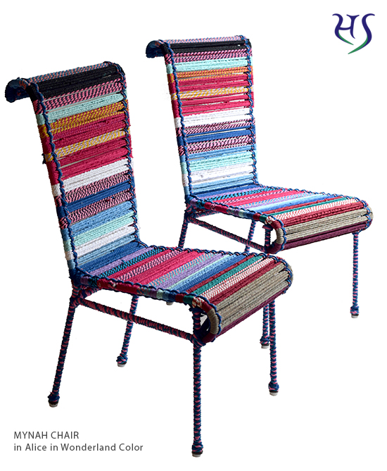 Mynah Chair  Alice in Wonerland Color Pair - Katran Collection by Sahil & Sarthak S